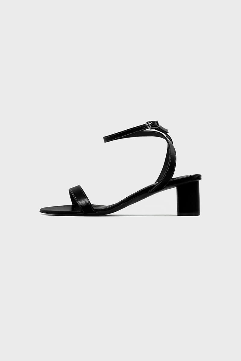 Single Strap Sandals_Black